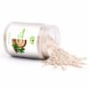 Ashwagandha 250 GM jar tipped on its side with powder spilling out - Eco Foods