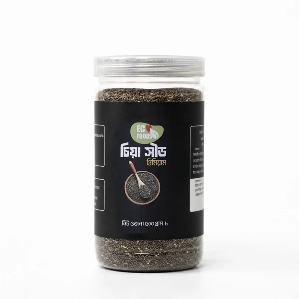 Premium Chia Seed 500 G jar - Eco Foods