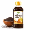 Mustard Oil 5 Litre bottle with a wooden bowl of mustard seeds - Eco Foods