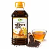 Mustard Oil 5 Litre bottle with a bowl of oil and a scoop of mustard seeds - Eco Foods