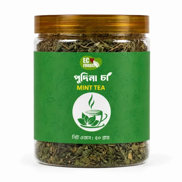 Pudina Mint Tea 50 G jar - Eco Foods