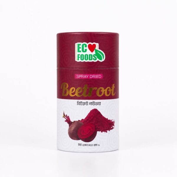 Spray Dried Beetroot Powder 450 G tube pack - Eco Foods