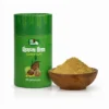 Trifola Mix Gastro Cure 500 G tube pack with a wooden bowl of powder - Eco Foods